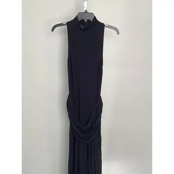 mesh ruched dress black Helsa The Margot Dress Passion For Fashion Dress Hire